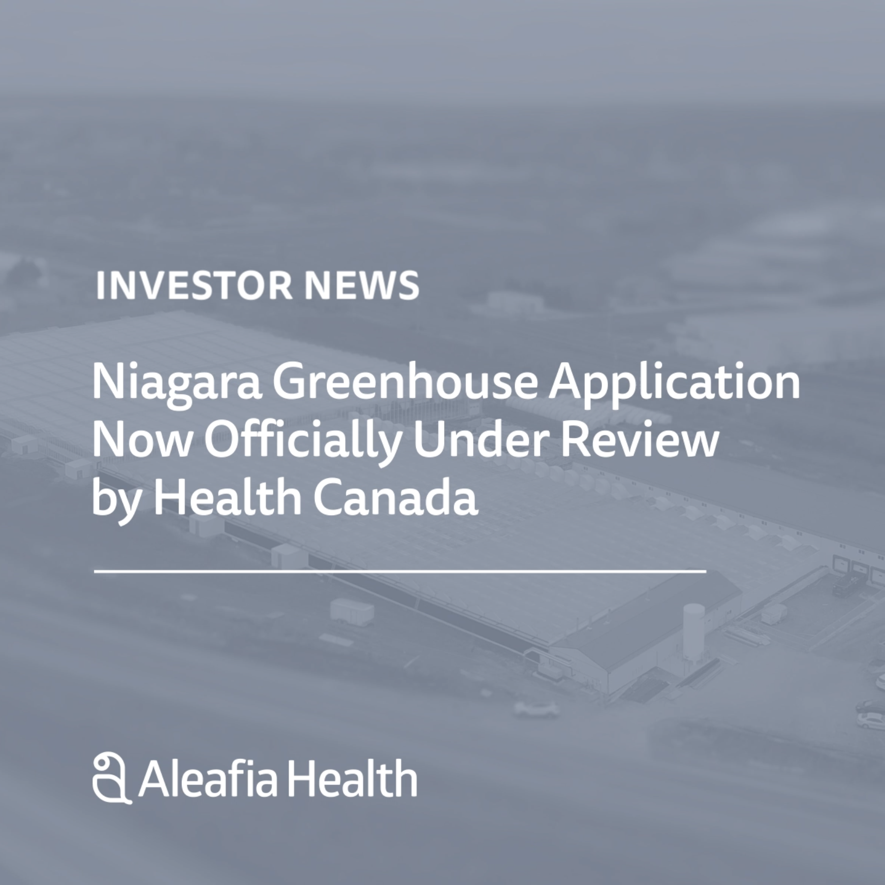 Aleafia Health Completes Largest Cannabis Order to Date, Provides Facility Update